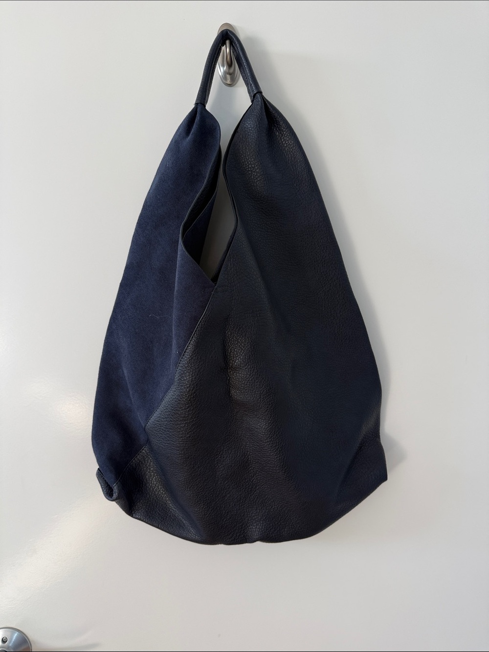 Shiraleah Navy Two-Tone Hobo Bag